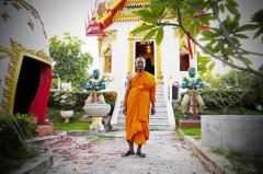 Monk at Karon Temple