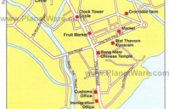 Phuket Town Map - Tourist Attractions