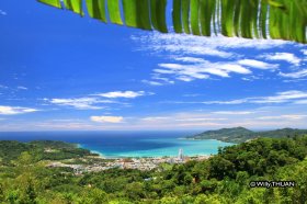 Patong Beach seen from Radar Hill