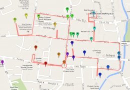 Phuket Town Map