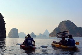 Sea Canoes in Phang Nga Bay