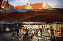 Swimwear at the temple